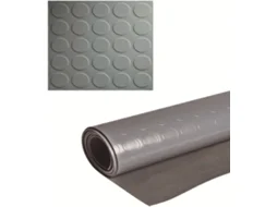 Revestimento Antiderrapante - Circulos Cinzenta - 1mm - 140x400cm - Composição 100% PVC - Pavimento PVC - Piso de Borracha