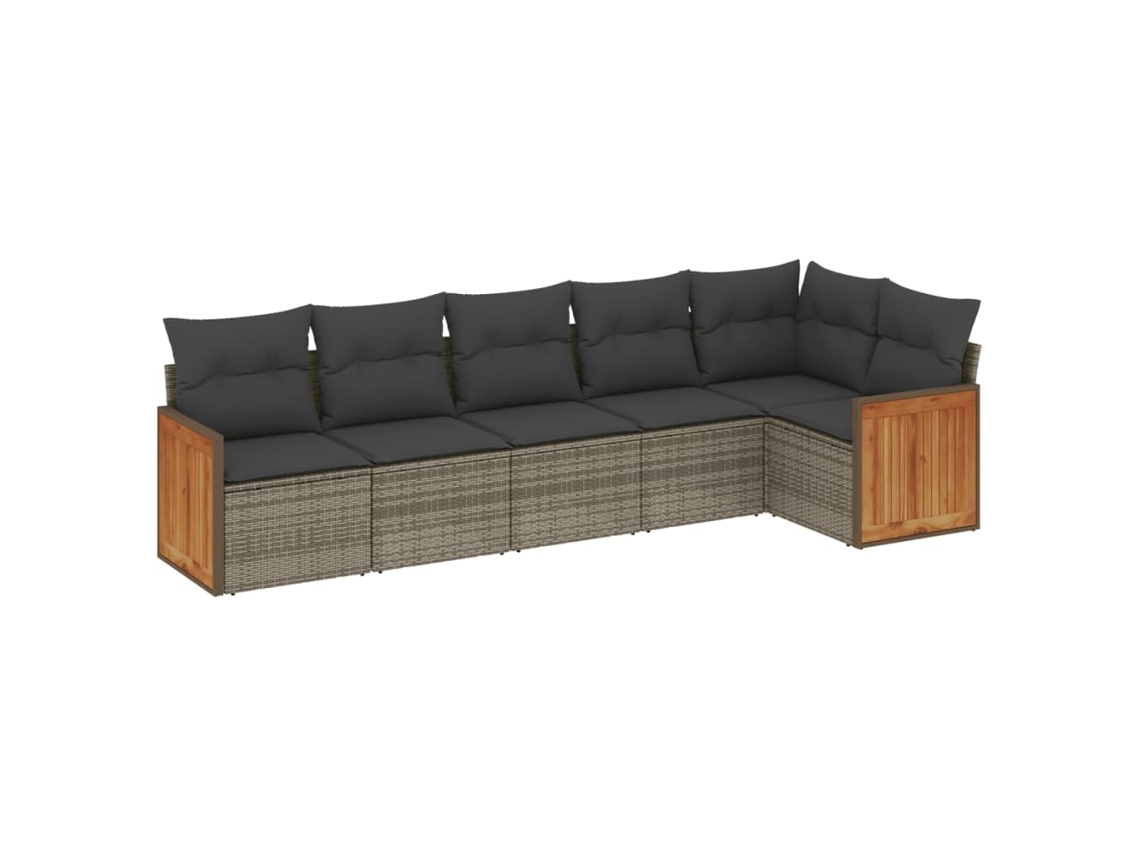 Garden Sofa Set, Garden Sofa Sets Vidaxl Cinzeto Rattan / Vime (n/a)