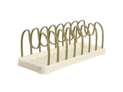 Organizador multifuncional Pratos Draper com abertura removível em formato de U, suporte para tampa Panela, flocos, acessórios - aquaforge