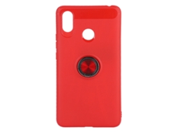 Capa Xiaomi Max3 LAXISCREED Anel Magnético Vermelha