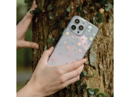 Capa para iPhone 14 Pro Max UNIQ Pele Sintética Rosa