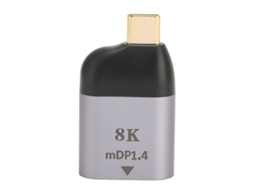 Adaptador Usb C Para Mini Displayport 8k 60hz Tipo C Macho Para Mini Dp Fêmea