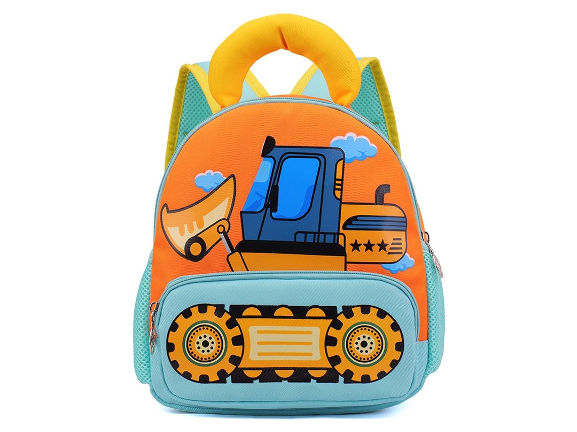 Mochila Ergonômica Eifson com Tela Respirável, 29x24x12cm - Laranja