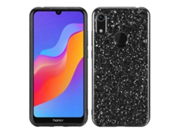 Capa De Tpu Resistente A Impactos Com Glitter Para Huawei Honor Play 8a