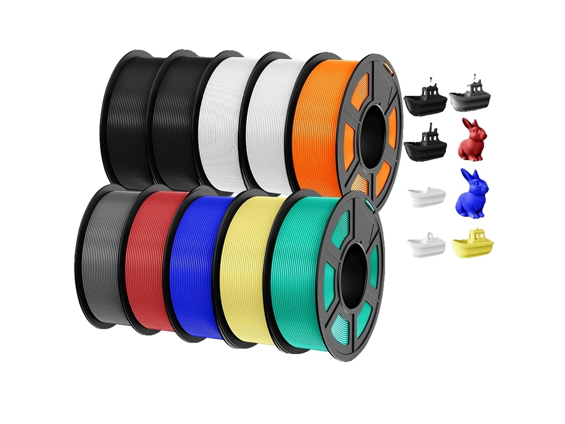 Filamento Para Impressora 3d, Ecolã³gico, Alta Resistãªncia, Petg 10mix 08 Oem