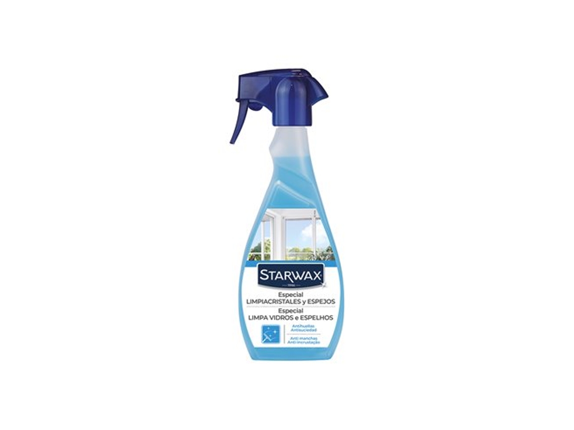 Produto De Limpeza Especial De Vidros E Espelhos À Base De Álcool De Secagem Rápida 500ml Starwax