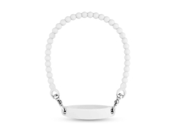 Suporte para Garrafa com Correia Silicone Branco 8 40oz