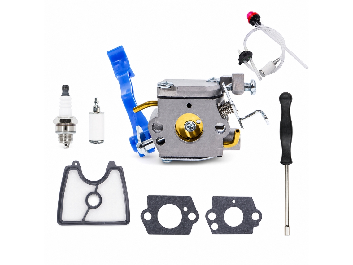 Kit De Carburador C1q-w37 Compatível Com Soprador Husqvarna 125b, 125bx E Bvx_syn