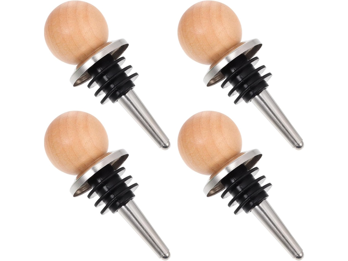 Conjunto De 4 Garrafas De Aço E Aço Inoxidável.