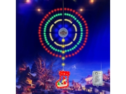 Luzes de Natal em Forma de Fogo de Artifício com 8 Modos Ip65 | S/MARCA