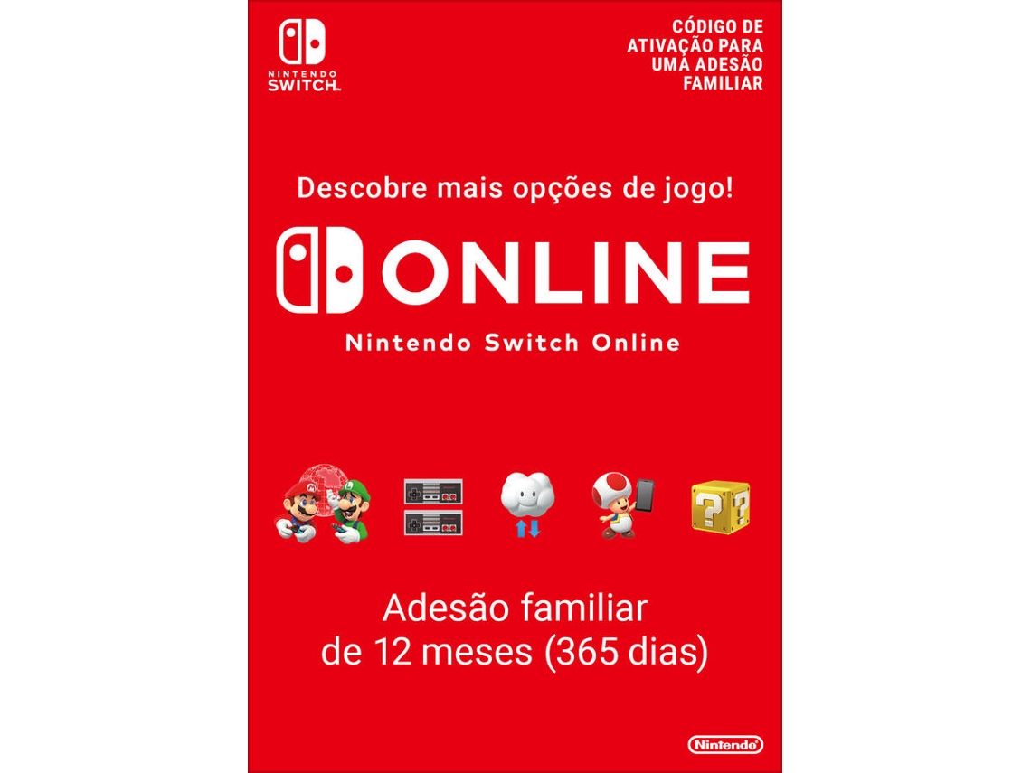 365 Days Switch Online Membership (Family) (Formato Digital)