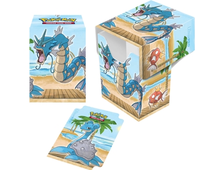 Gato Preto Juego de cartas pokemon full view deck box pokemon gallery  series seaside (edad minima: 6 años)