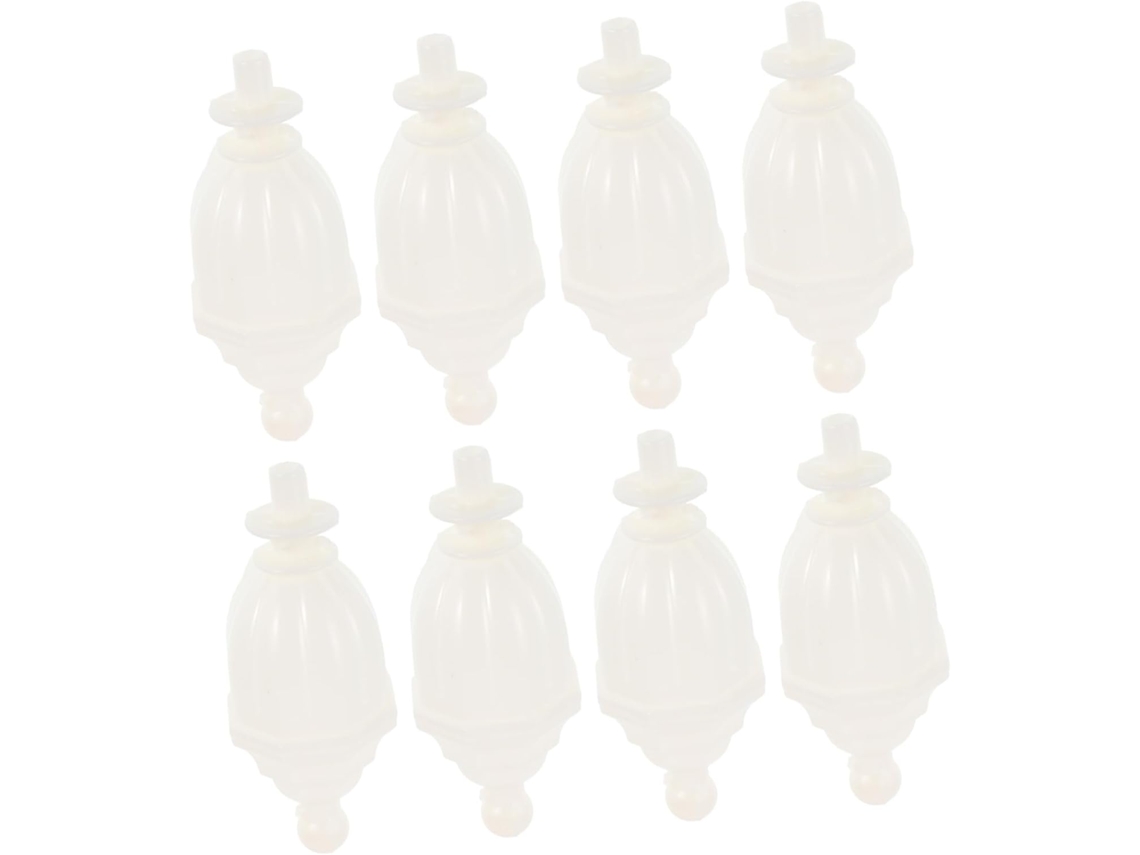 Conjunto De 8 Peças Acessórios Para Mosquiteiro, Decoração Plástica Para Quarto, Incluindo Ponteira Decorativa Para