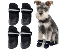 Sapatos Protetores Respiráveis E Elásticos Cães