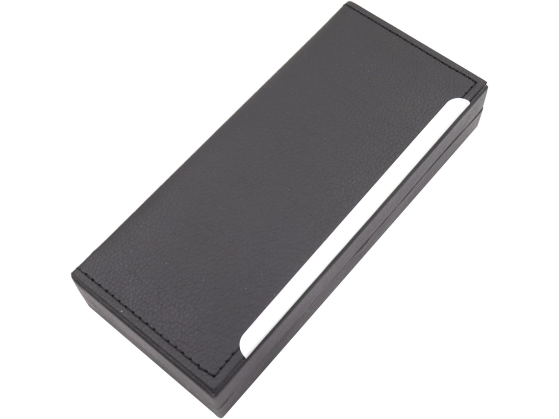 Estojo para Canetas Amosfun, Porta canetas Preto Delicado, Organizador Compacto em Material Durável, Prático e