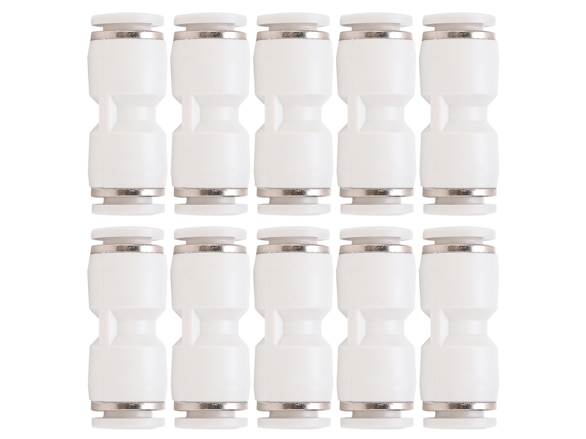 10 Conectores Retos De Empuje Rápido Para Mangueira De Ar, Acessórios Neumáticos Tubo Pu-8