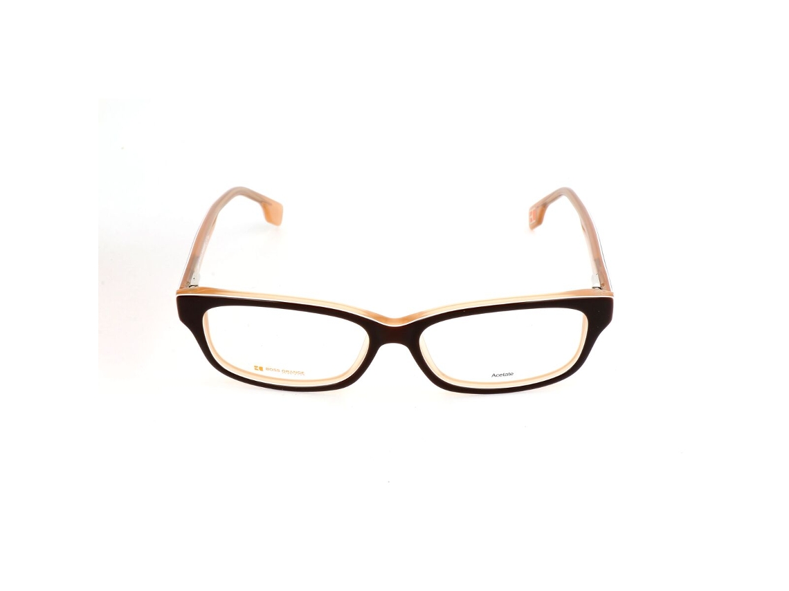 Armação de óculos feminina Hugo Boss Bo-0009-n-i7q (marrom - acetato - Ø 52 mm)