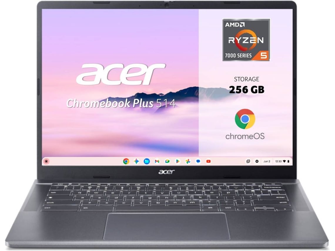 Portátil ACER Chromebook Plus 514 CB514-3HT com Google AI (14