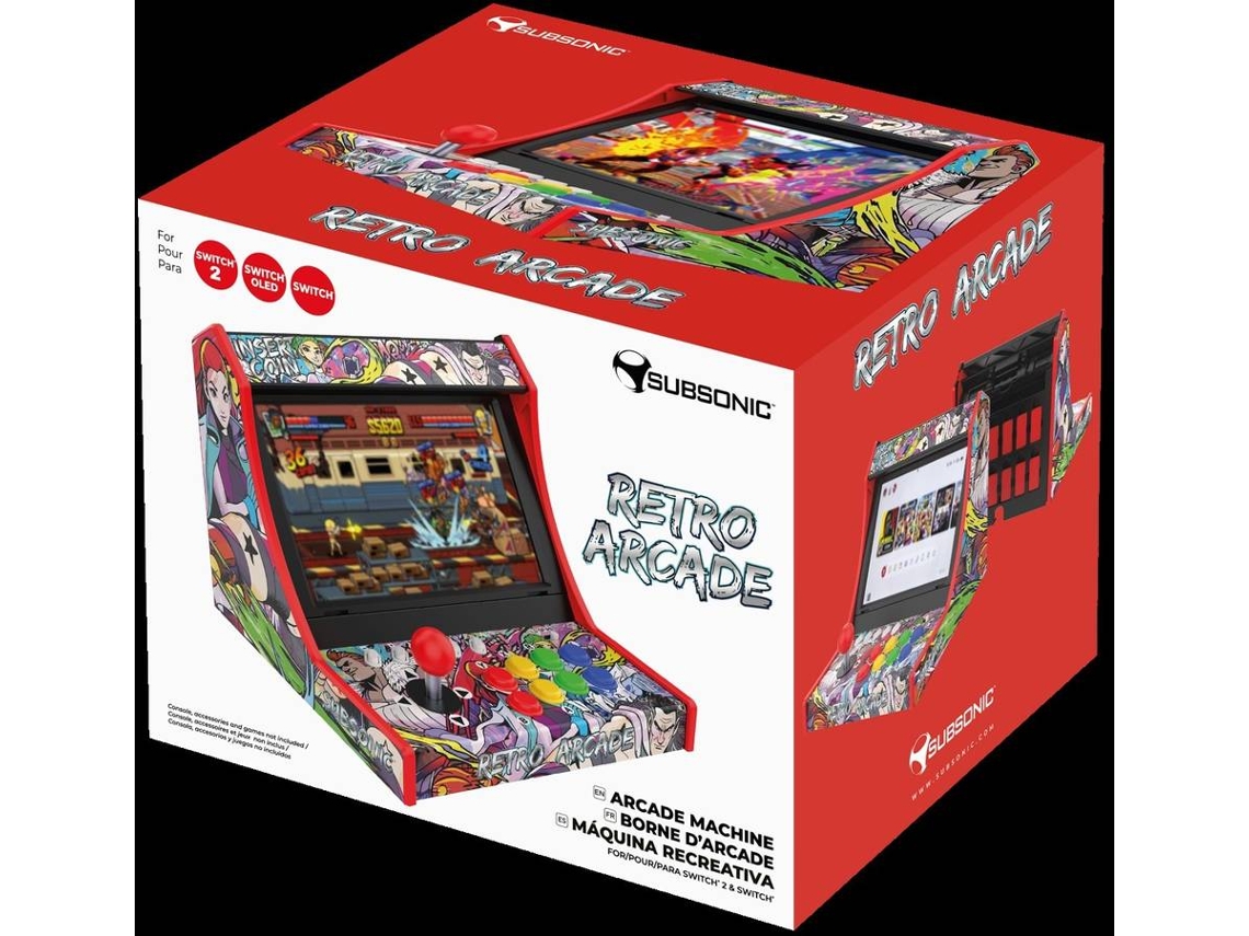 Retro Arcade SUBSONIC para Nintendo Switch 2/Switch/OLED