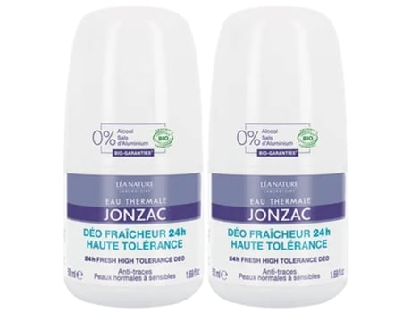 Desodorante Bio Desodorante de Alta Tolerância 24H Lote de 2 X 50 Ml EAU DE JONZAC