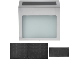 Luminária solar Toddmomy com número residencial, placa de alinhamento em acrílico e aço inoxidável, 1200mAh, iluminação.