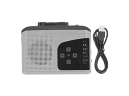 Aetheria gravador Reprodutor de Fitas Portátil com Rádio Am Fm Conversor para Mp3 Bateria Usb