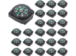 25 Peças de Botões Bússola, Mini Bússolas para Pulseira BRILVIBERA