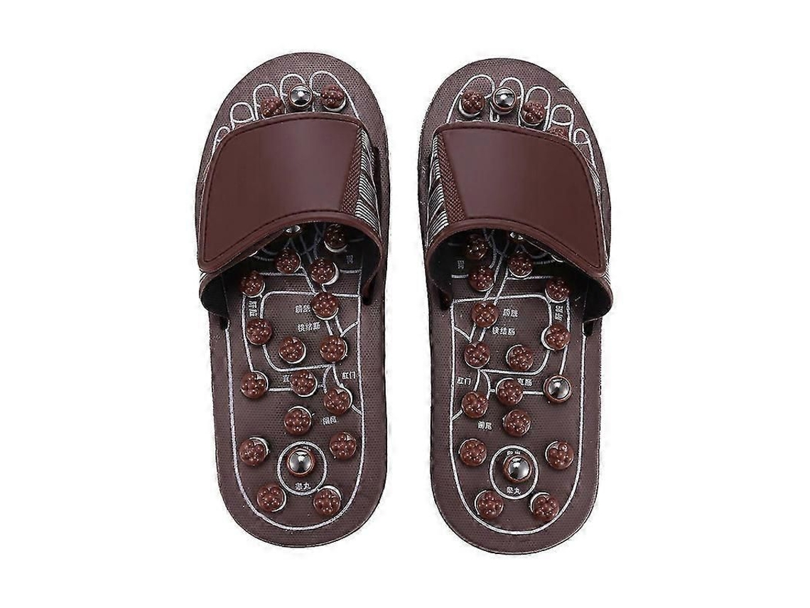 Massageador De Pés Com Acupressão, Chinelos Massagem, Sandálias Reflexologia M