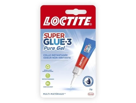 Cola Cianoacrilato Loctite Super Cola Gel Puro Tubo 2g Loctite Superglue