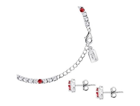 Conjunto De Joias A Pequena História Lps20awv01 Prata Esterlina Óxido De Zircônio Mulher La Petite Story