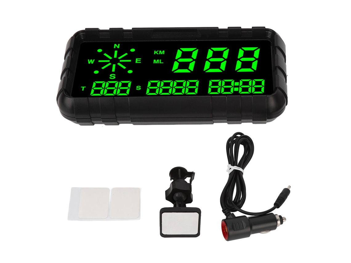 Painel Digital Hud Com Gps, Velocímetro E Alarme De Fadiga