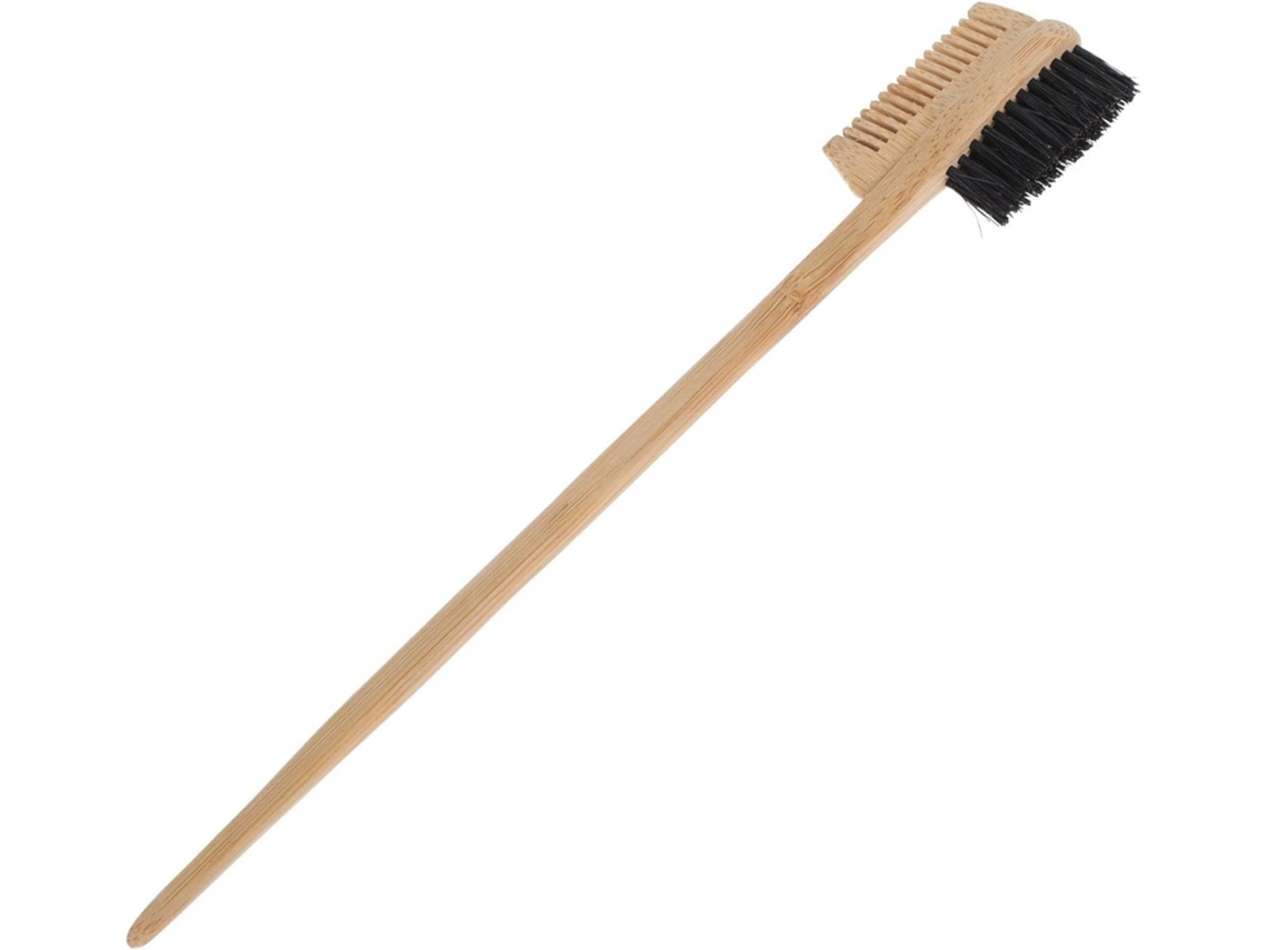 Pincel Multifuncional De Bambu Preto Para Sobrancelhas, Ideal Para Mulheres.