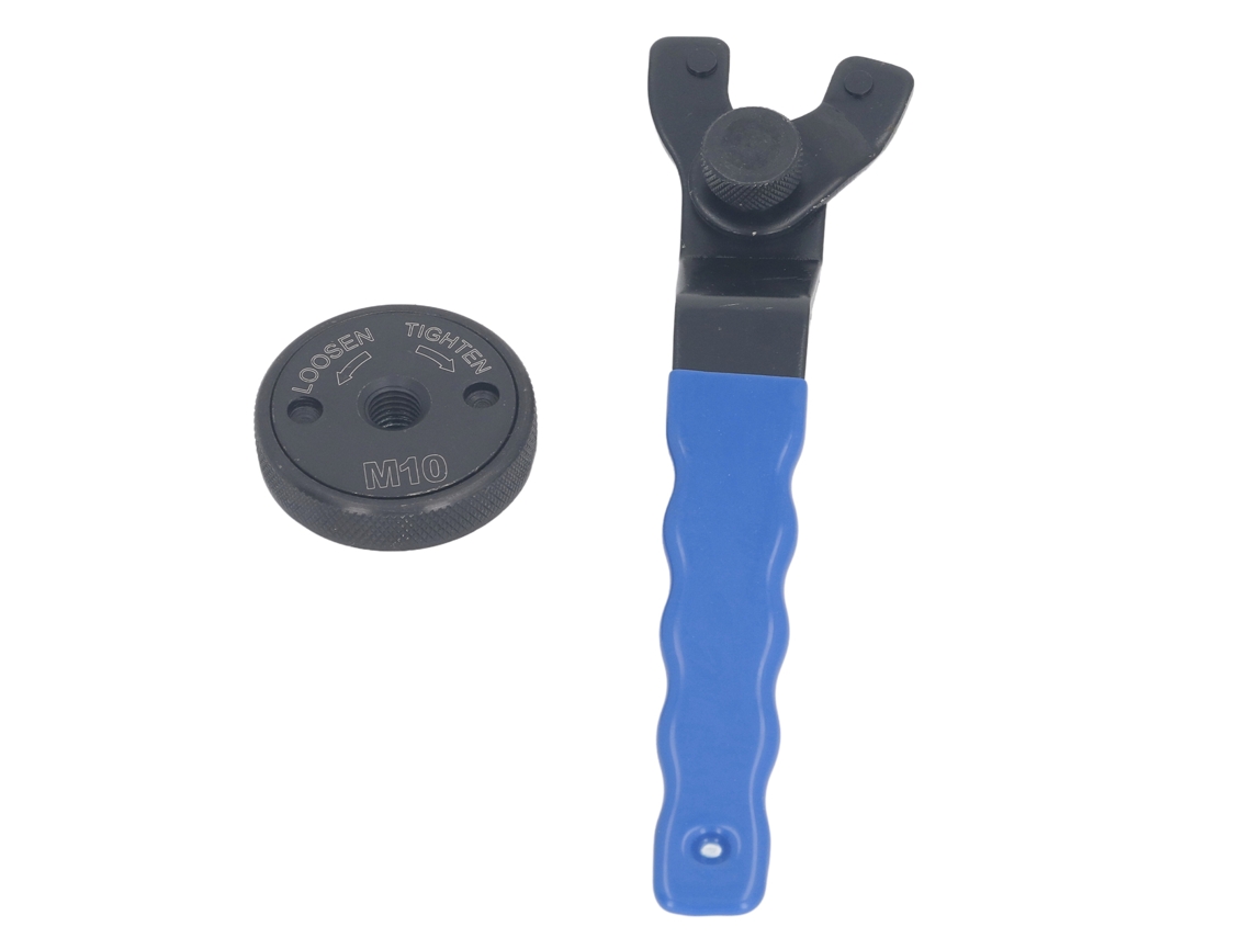 Porca De Bloqueio Laxiscreed Para Esmeril Angular Com Ferramenta Ajustável E Placa De Inox Resistente