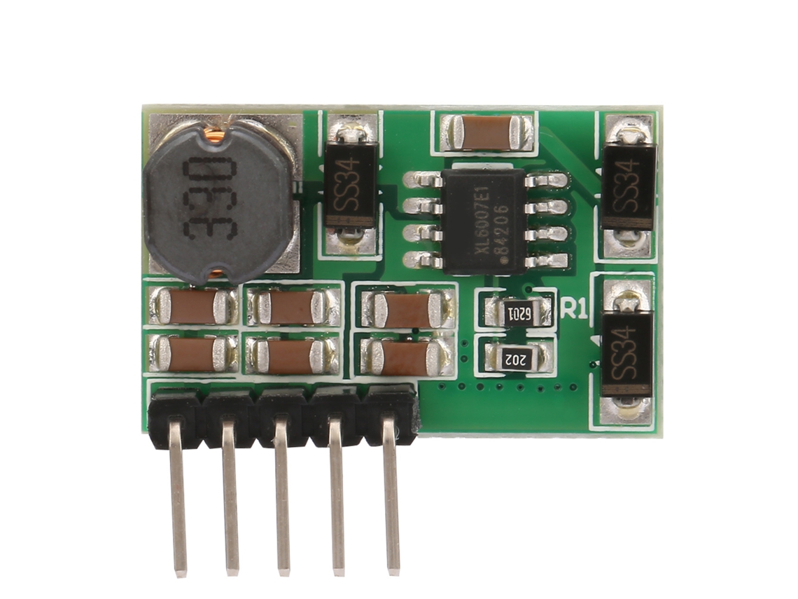 Módulo Conversor Dc dc Step Up Boost com Adc Dac Lcd (3v~18v para ±24v)