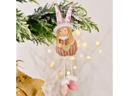 Suporte de Natal com Pendente de Coração e Menina LAXISCREED