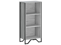 Estante Cinzento Sonoma MAISON EXCLUSIVE em derivados de madeira (50x31x106 cm)