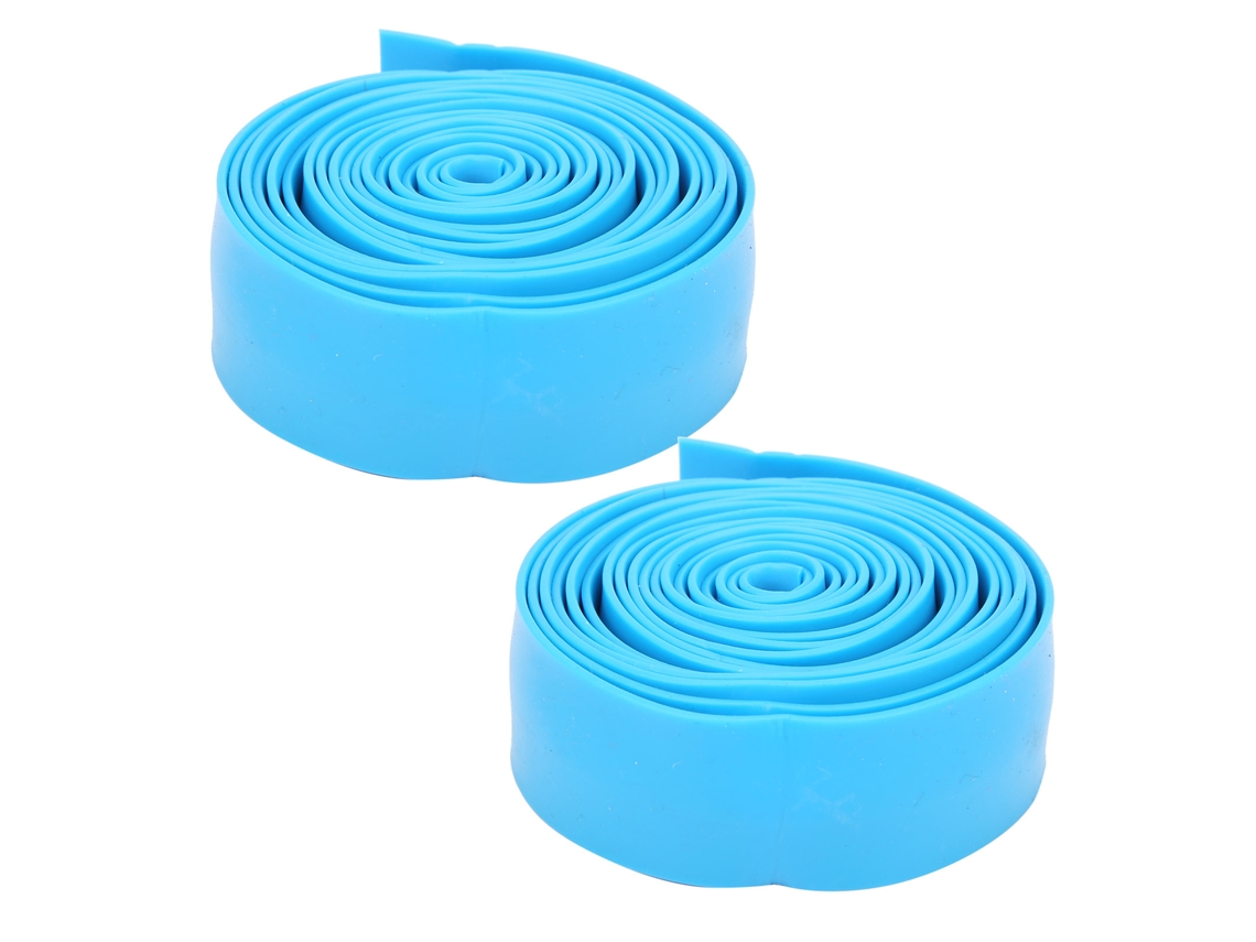2pcs/set Cinta Elástica De Yoga 2.5m Para Exercícios, Alongamento E Treinamento De Resistência Azul