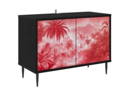 Vidaxl Gabinete Para Tv Aachen 69 X 33 X 50,5 Cm Carvalho Preto