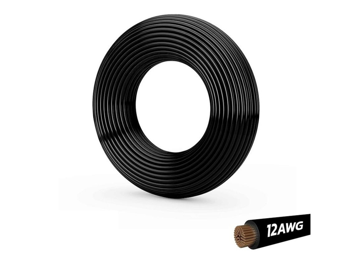 Cabo Preto 12 Awg - 5m