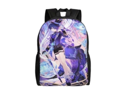 Mochila F66 Genshin Impact Para Escola E Trabalho, Leve E À Prova Dágua, Mochila Estilosa Para Estudantes E Adultos. Olysi Shop
