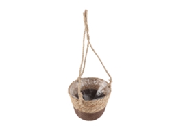 Laxiscreed Cesta Decorativa De Vime Com Flores, Estilo Rústico Para Casa, Escritório Ou Festa