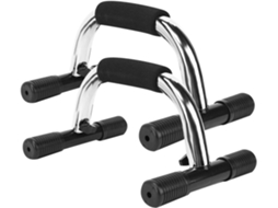 Barra De Apoio Para Flexões Em Aço, Ideal Exercícios Peito E Braços.