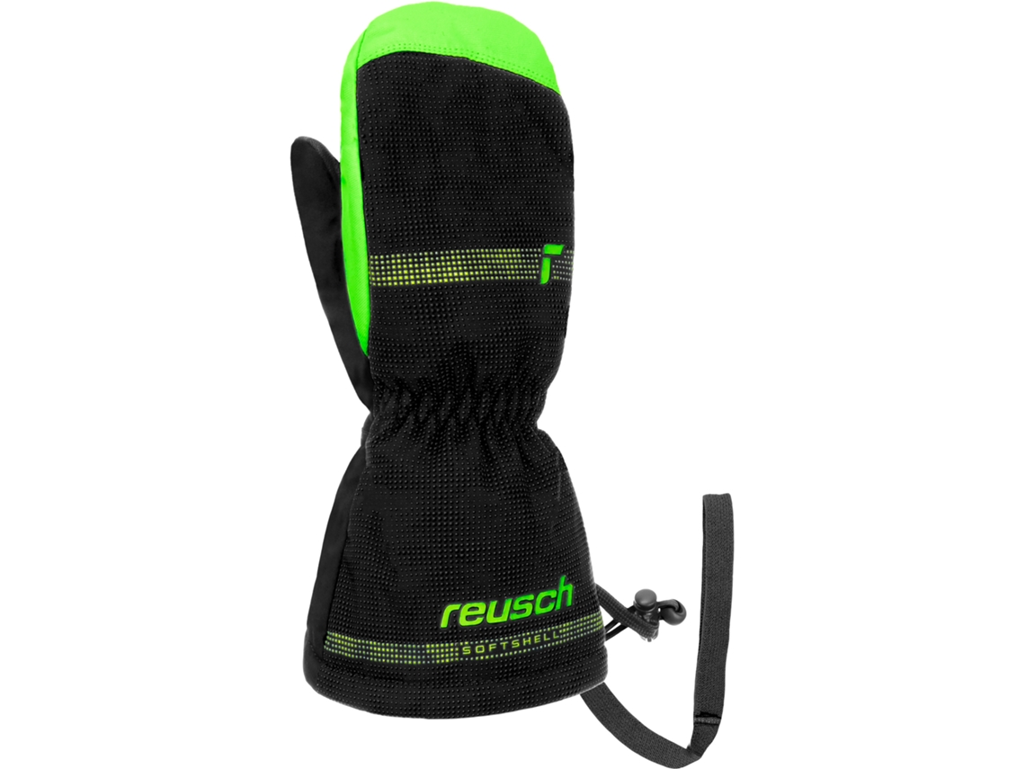 Luvas de Ski para Unissexo REUSCH (4/5 anos - Preto)