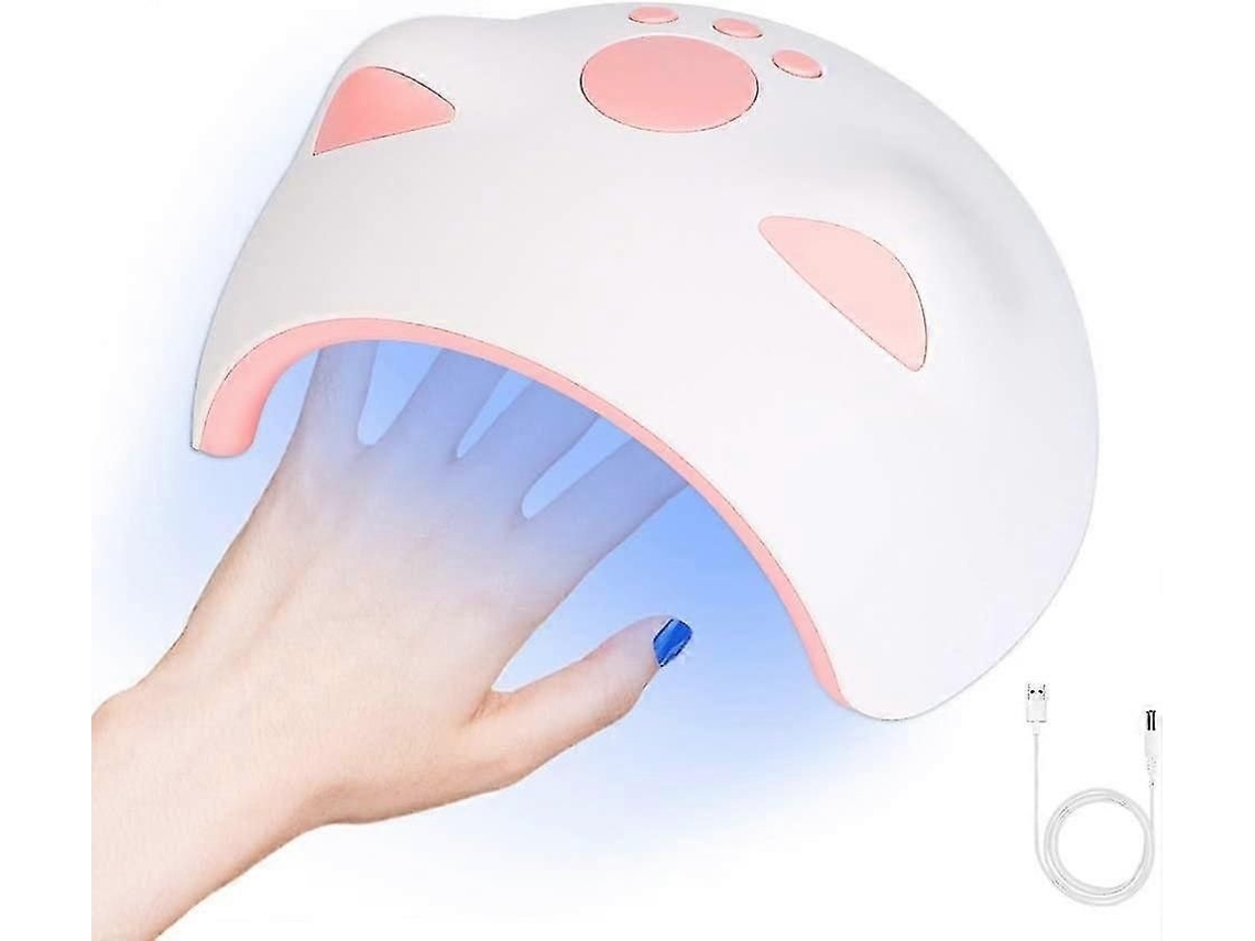 Lâmpada Uv/led Para Unhas, 60 W, Com Sensor Automático E Ecrã Digital, Para Gel E Manicure, Elysve