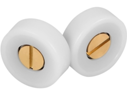 Rodízios Para Portas De Correr E 2 Peças, Em Metal Plástico, Design Ro