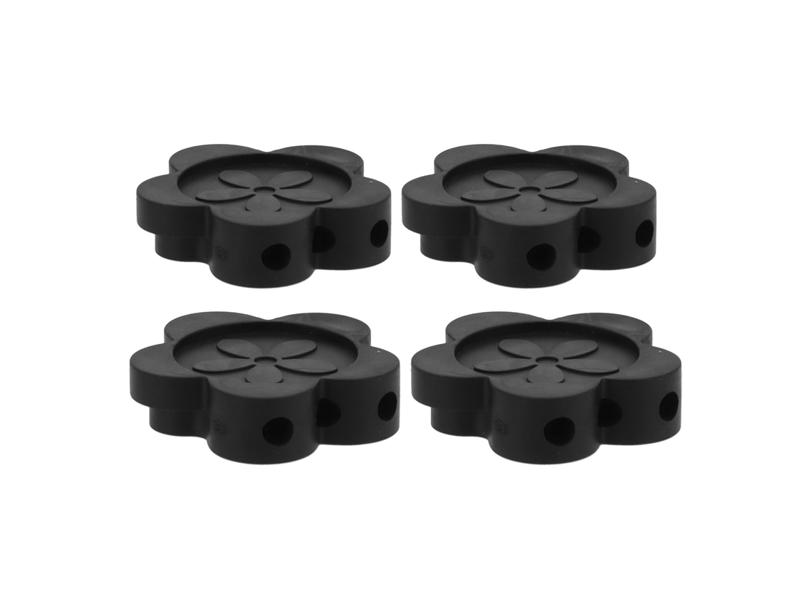4pcs Tapete De Pé De Móvel Borracha Antiaderente Elevador Protetor De Pisos