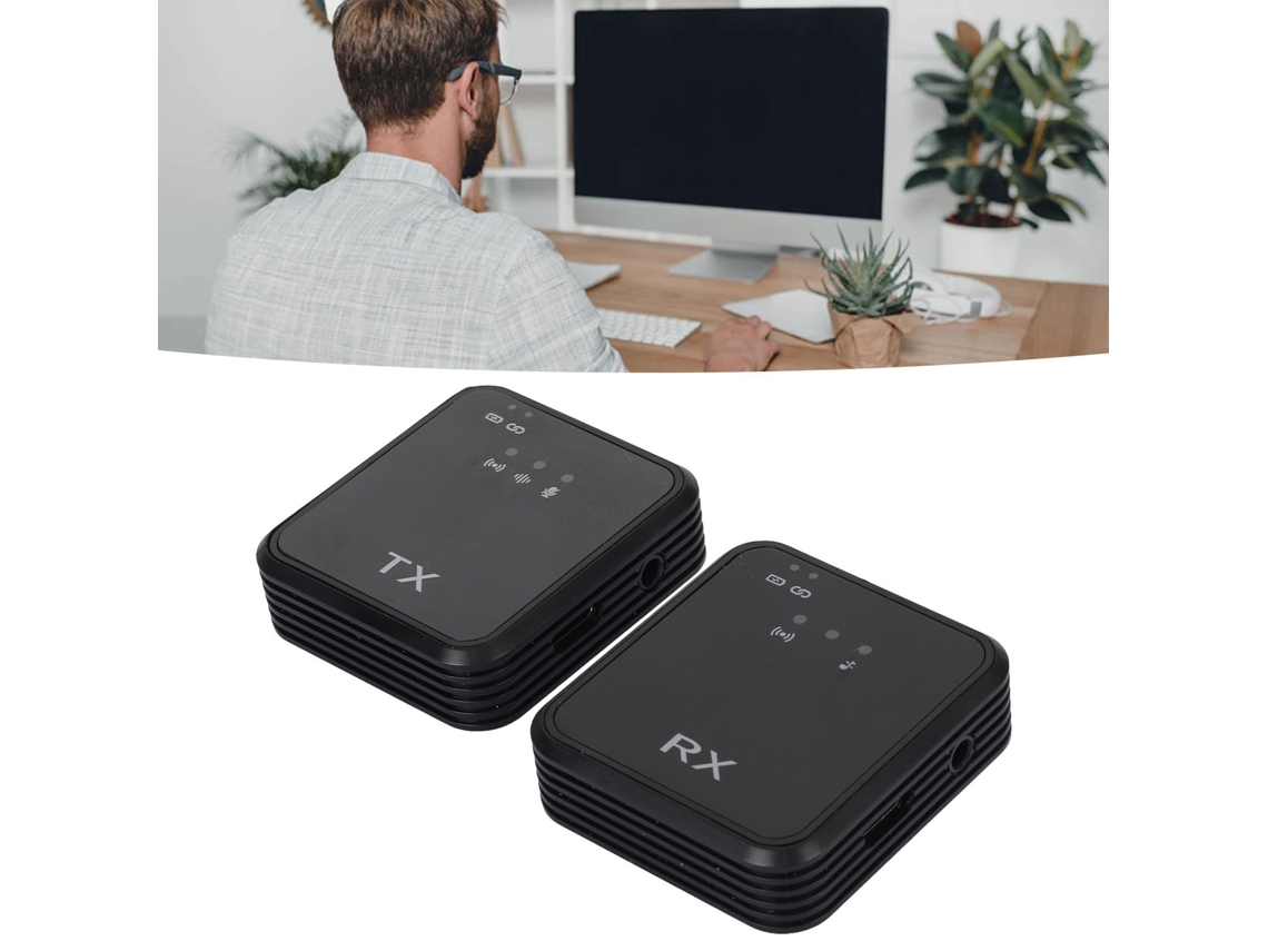 Lurelia Microfone De Lapela Sem Fios Redução De Ruído Bluetooth Para Gravação