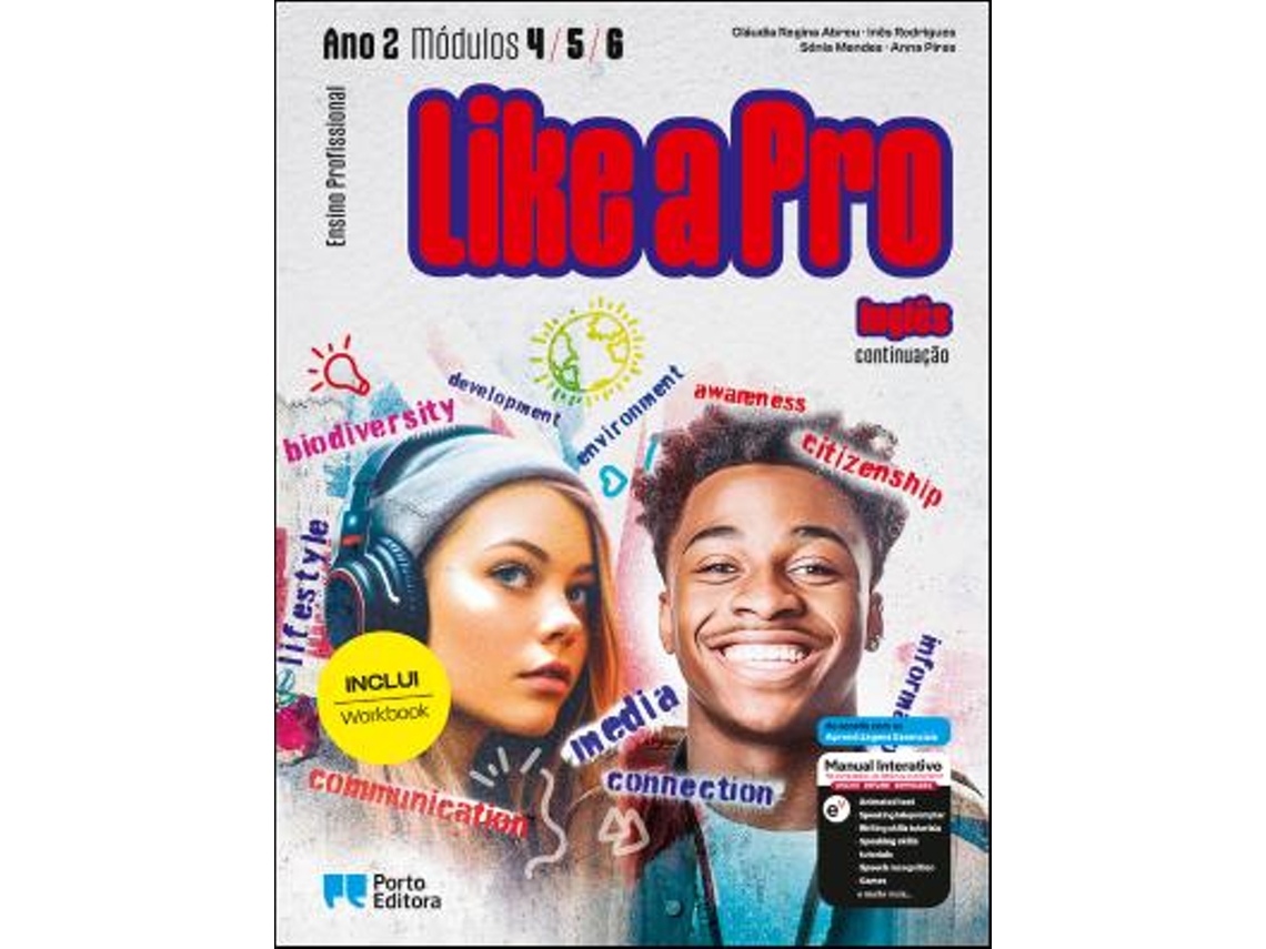 Like A Pro - Inglês - Continuação - Módulos 4, 5 E 6 (ano 2) - Ensino Profissional 2026