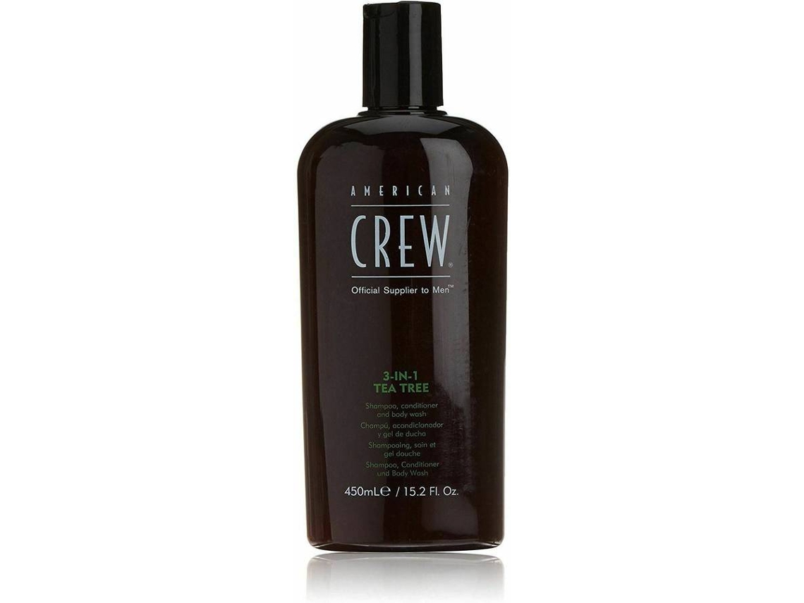 Champô AMERICAN CREW 3In1 Tea Tree Xampu, e Body Wash 450ml (450ml)