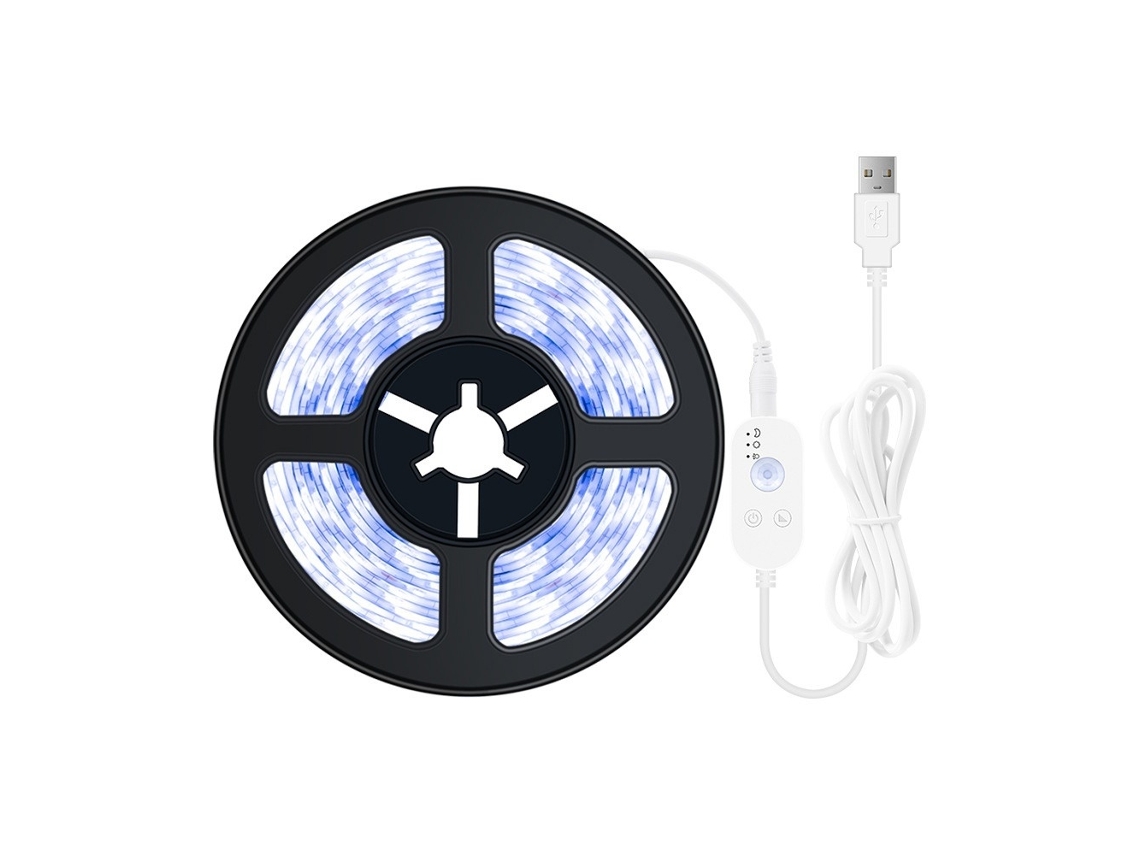Fita Led Sensor Smd 2835 4 M 5 V Usb Sensor De Movimento Autoadesiva Flexível Para Decoração - Lurelia